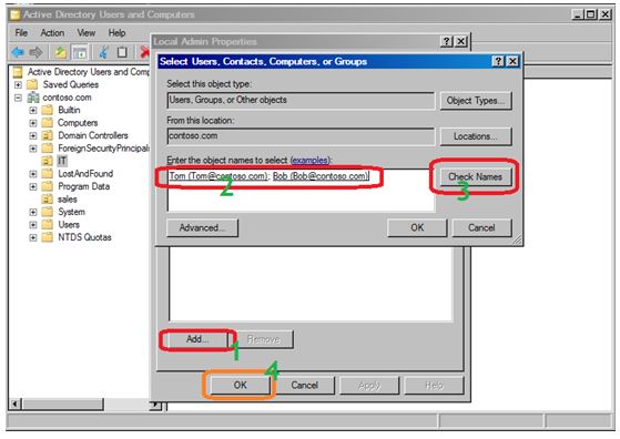 how to add local admin rights to a domain user windows 10