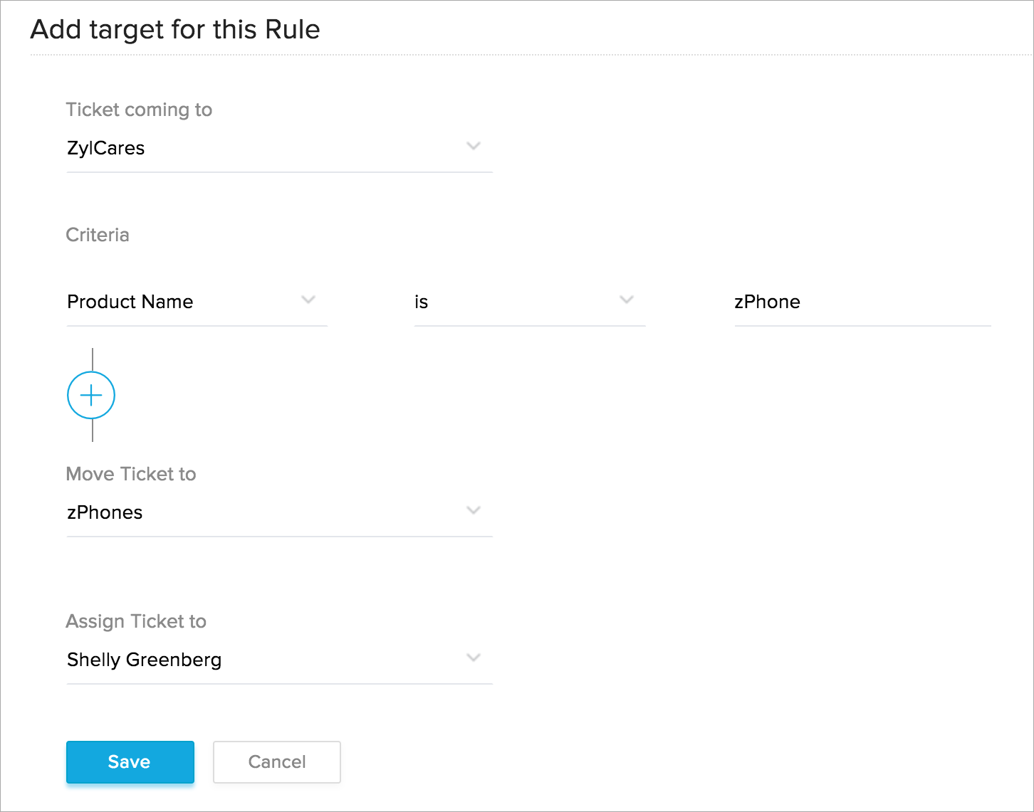 assignment rule in zoho desk