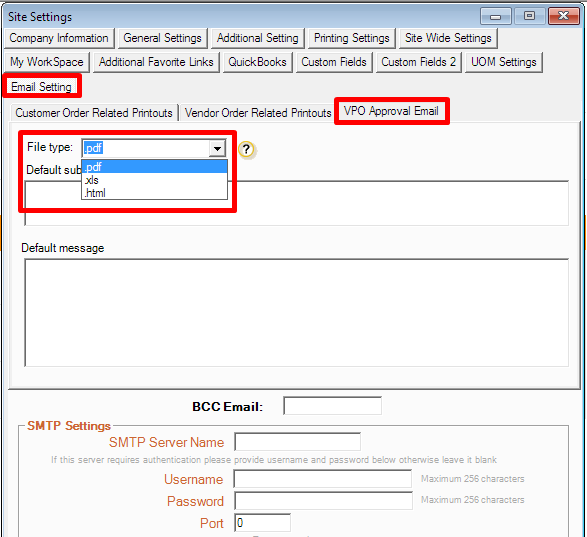 HOW TO CUSTOMIZE VPO APPROVAL EMAIL TEMPLATE